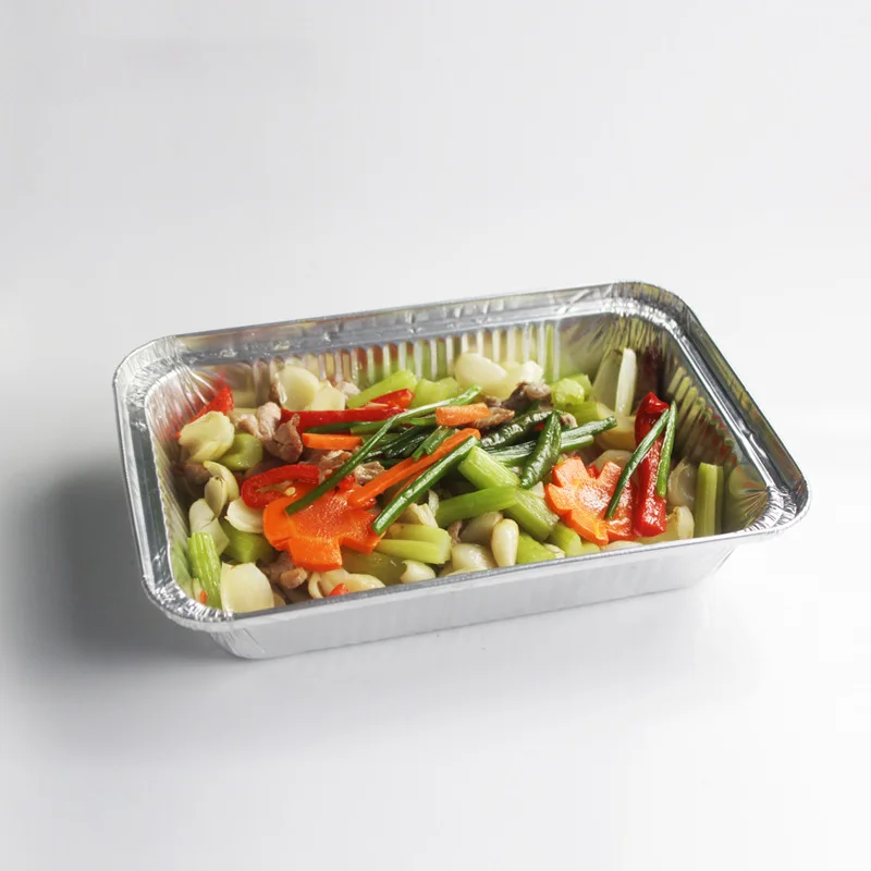 750ml Aluminium Foil Container Pakistan F1 Aluminum Foil Container with Paper Lid