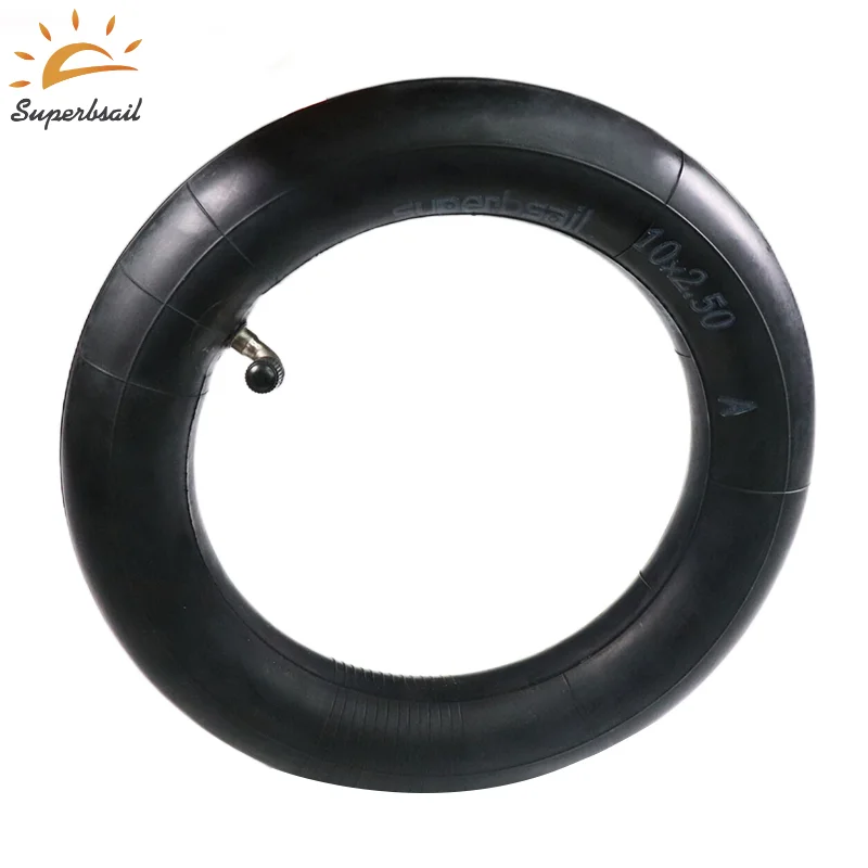 Ridefixing EU Warehouse Tire de scooter electric de înaltă calitate 10*2,5 Tub interior cu supapă înclinată 90 de grade