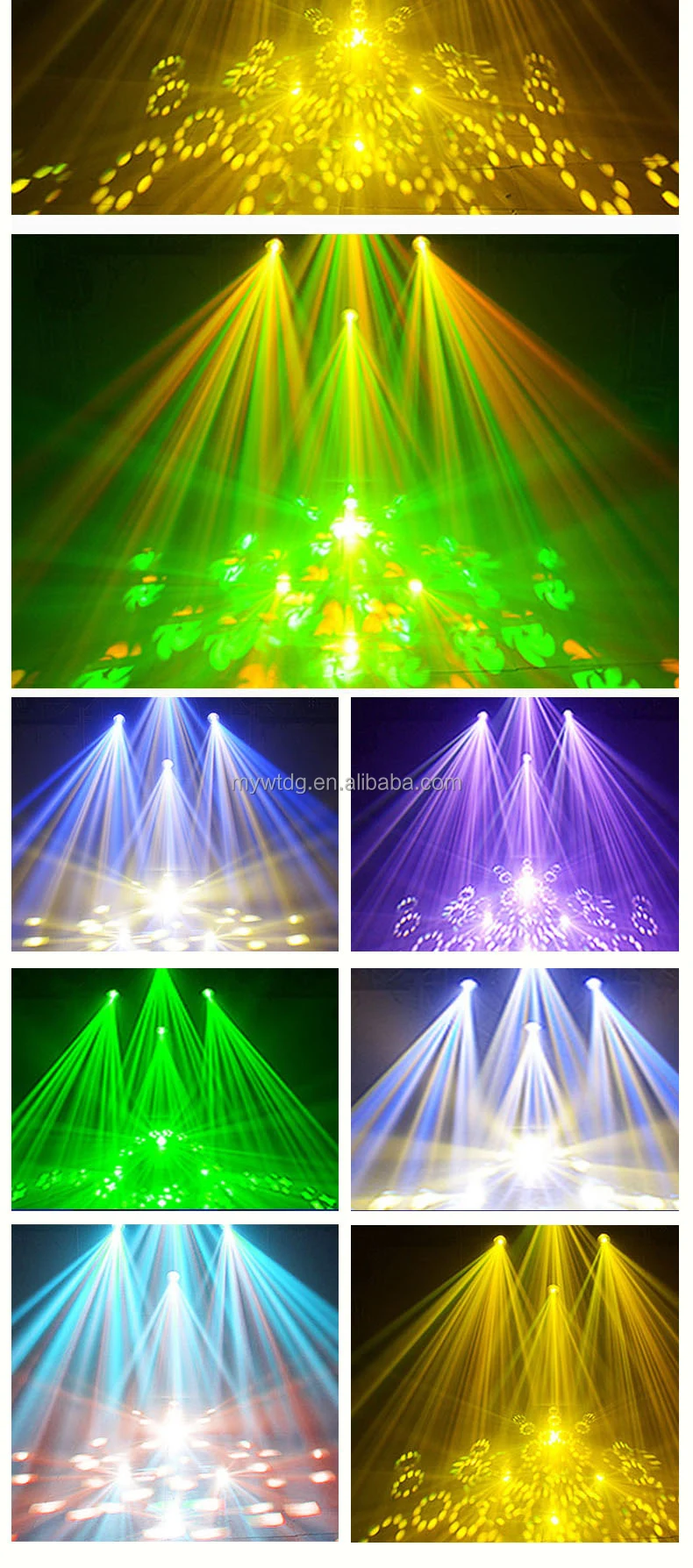 Rotating Led Strip 295w Rotating Prism Sharp Beam Pattern Strip Light Performance for ...
