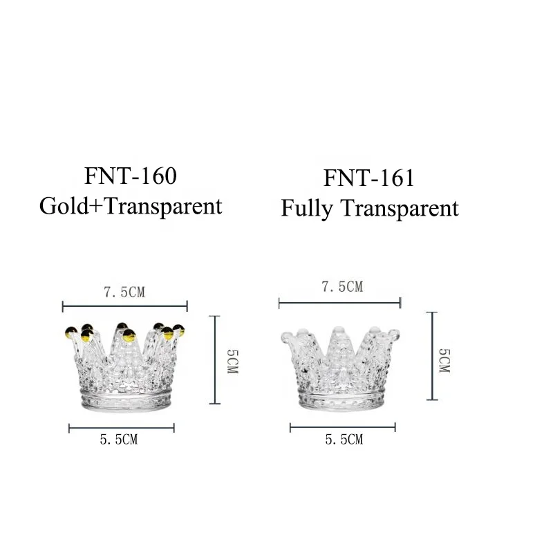 Оптовая продажа, специальный новый дизайн, стеклянная Корона, упаковочный футляр, без латекса, косметическая губка, упаковочный футляр для макияжа