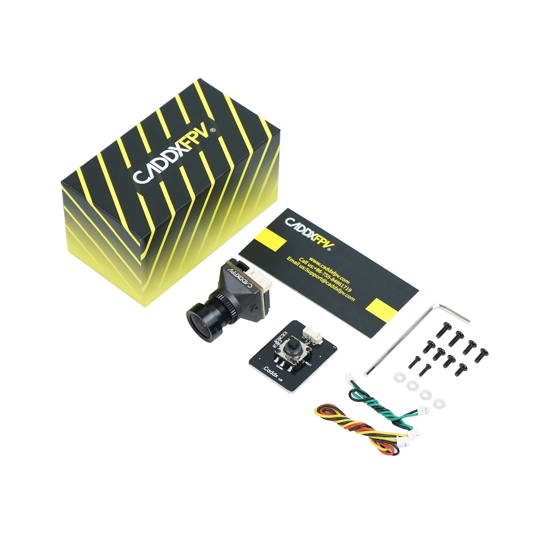 CADDX FPV Ratel Pro 1500TVL Camera with Night Vision NTSC PAL 16:9 4:3 Switchable Super WDR FPV Drone Kit