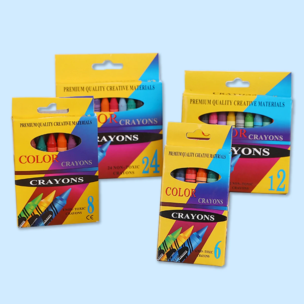 Custom Crayon Pack 6 Crayons For Children - Buy Custom Crayon,Crayon ...