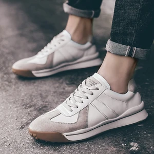 New Launch Popular Men's Shoes Simple Stylish Luxurious Breathable Wear-resistant Anti-slip Shoes Lace-up Walking Sports Shoes