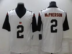 Wholesale Cincinnati 9 Joe Burrow Football Jersey 2 Evan McPherson