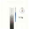 Stylo à dessin à pointe cylindrique bleue de 10,5 cm avec capuchon