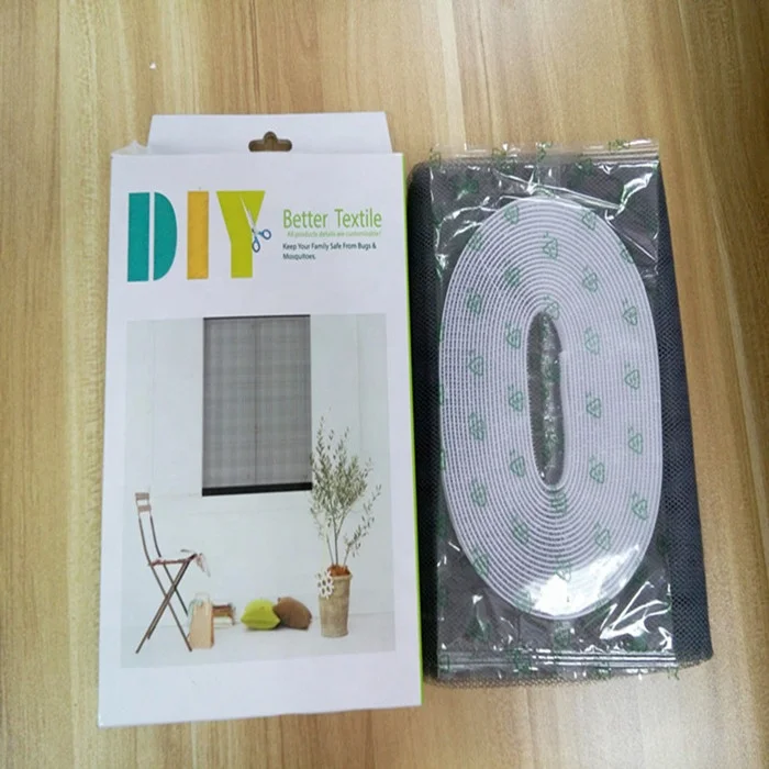 Portable Diy Mosquito Nets with Self Adhesive velcro Diy Insect Screen Fly Screen Diy Moskito Net for windows