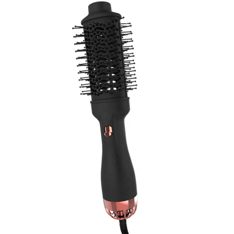 Amazon Top Venta al por mayor Secador de pelo profesional caliente / frío  1200W Cabello Cepillo Secador peine un paso Aerógrafo Cabello Curler -  China Secador de pelo y cepillo de un