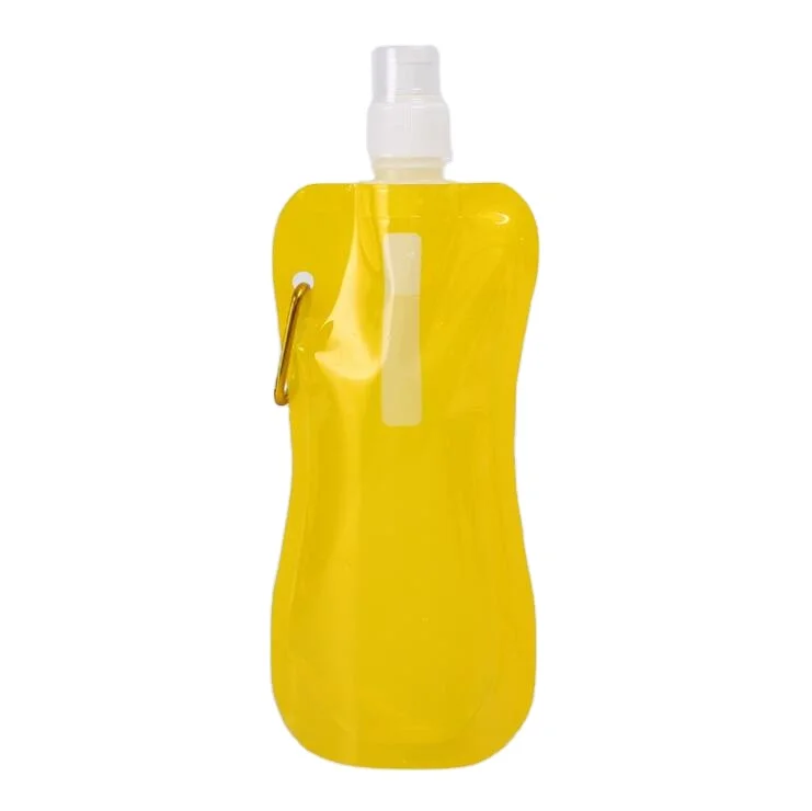 Custom Printed 10oz Reusable Folding Personalised Kids Cute Water Bottle With Straw