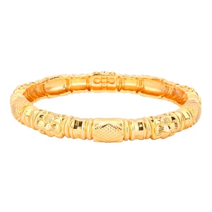 24k Gold Bracelet Ladies Wedding Champagne Line Fashion Jewelry Set