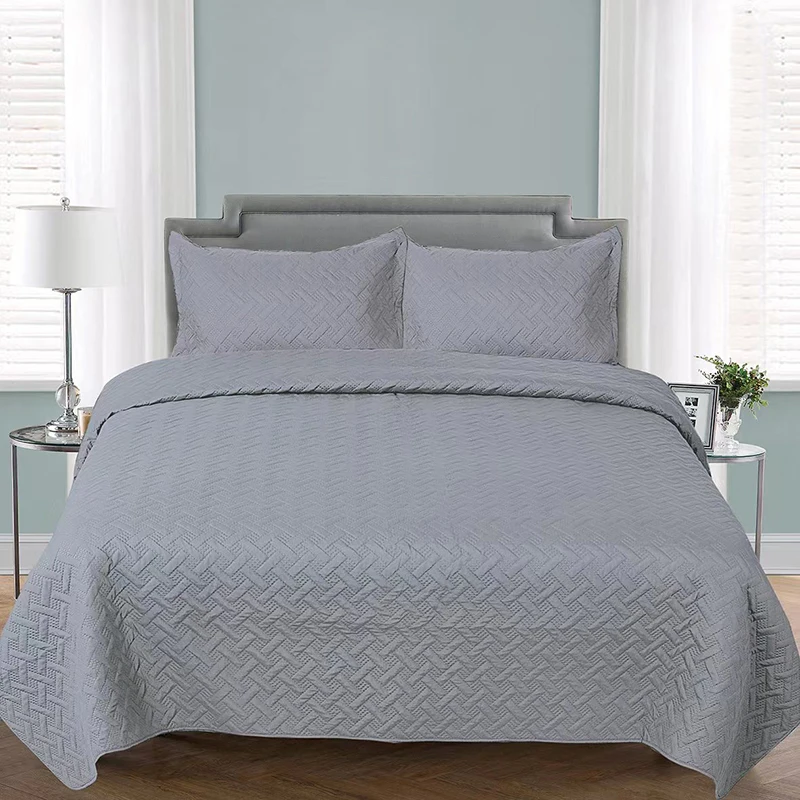 Современные дешевые ультразвуковые легкие однотонные одеяла из микрофибры постельное белье покрывало на кровать