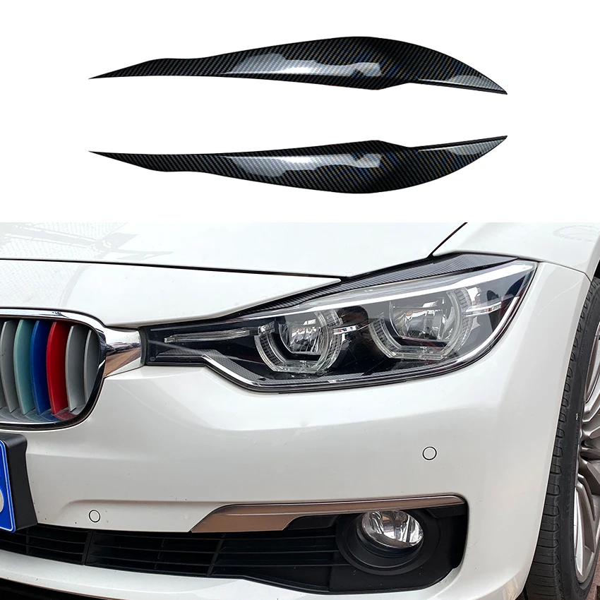 Amp-z F30 Eyebrows Carbon Black Plastic Material Car Kits For Bmw 3 ...