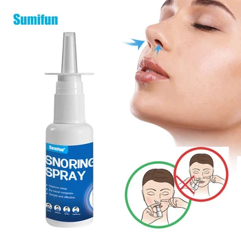 Sumifun 30ml Anti Snore Spray Rhinitis Cold Nasal Congestion Relieving No More Snore Liquid Stop Snoring Treatments Fluid