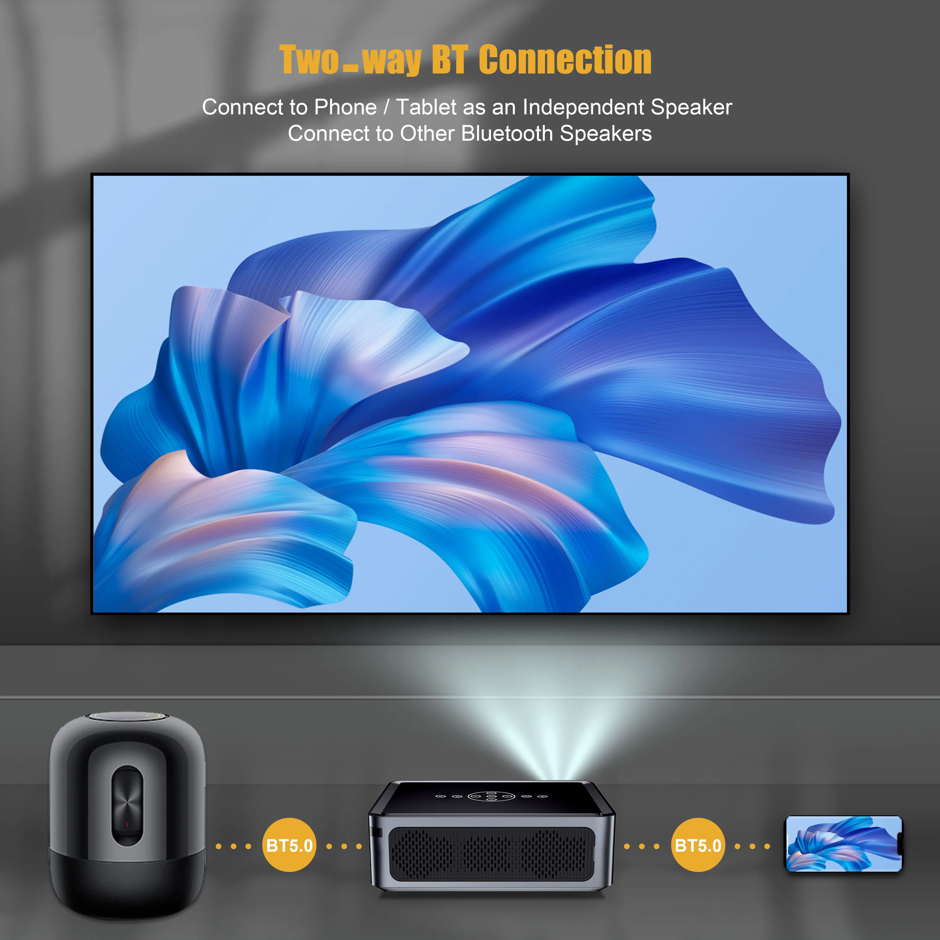 Xnano X1 Pro Projectors 4k 1080p Wifi Smart Led 300 Ansi Android Mobile