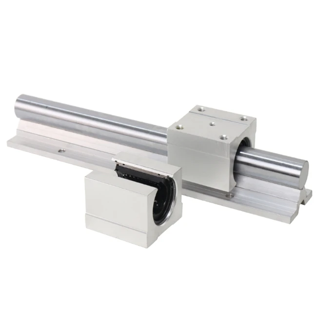 SBR20 CNC Round Linear Guideway with 2 Set SBR20-1200mm Linear Guide Rail