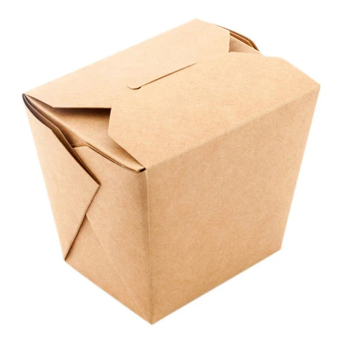 50 PACK Take Out Food Containers 26 oz Kraft Brown Paper Take Out Boxes  Microwaveable Leak and Grease Resistant Food Containers - To Go Containers  for