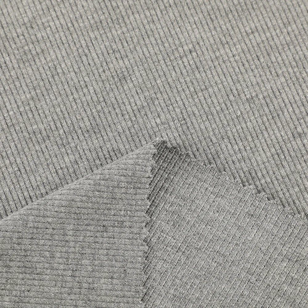 Eco-friendly OEM ODM Organic Bamboo Fiber Fabric for Garment, Jersey Terry Rib Knit Fabric Manufacturer/ supplier