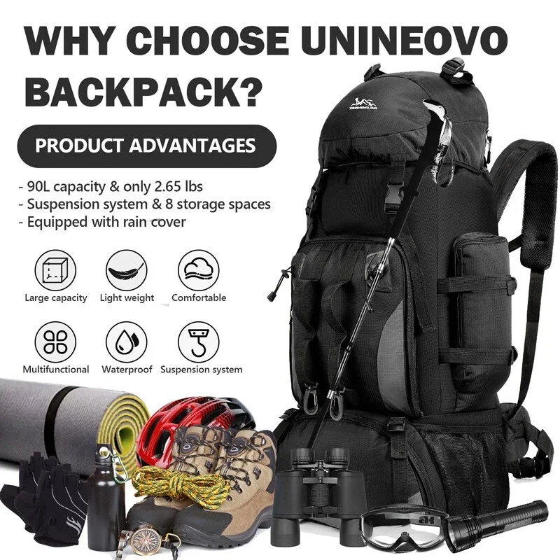 MKW8018 Wholesale Lightweight Outdoor Rucksack Multifunctional 90L Travel Backpacks  Mountaineering Camping Hiking Backpacks| Alibaba.com
