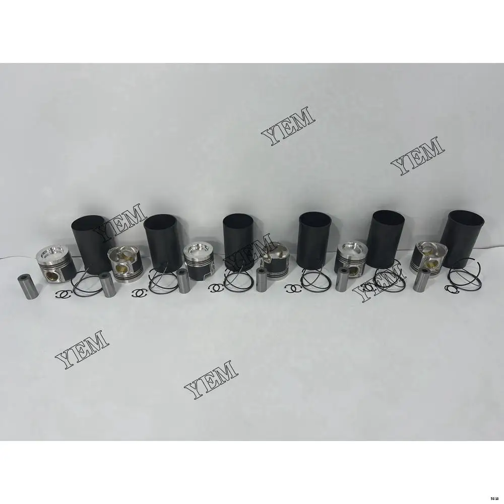 Engine Repair Kit With Cylinder Piston Ring Liner Fit for Mitsubishi 6M60