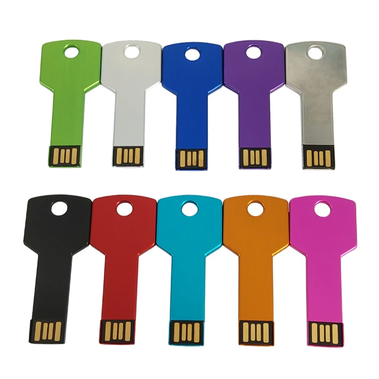 China factory directly metal key shape usb stick A grade usb chips cheap prices thumb drive compatible with computers laptops - ANKUX.COM