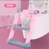 Échelle de toilette rose (version coussin dur)