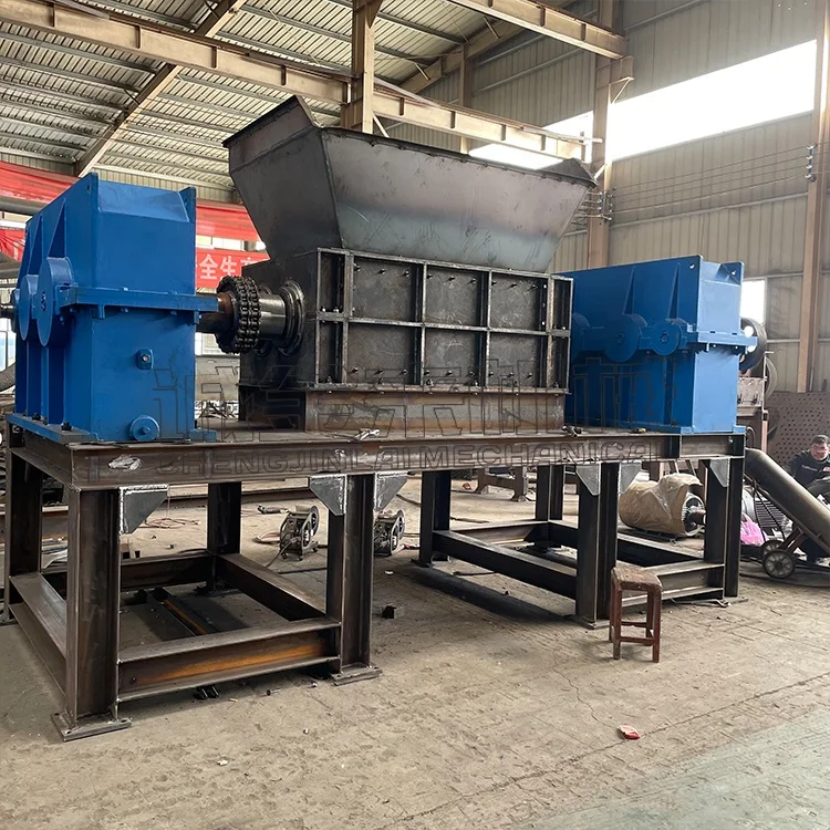 High Capacity Automatic Wood Crusher Machine Wood Chipper Shredder for Wooden Pallet Scrap Crusher