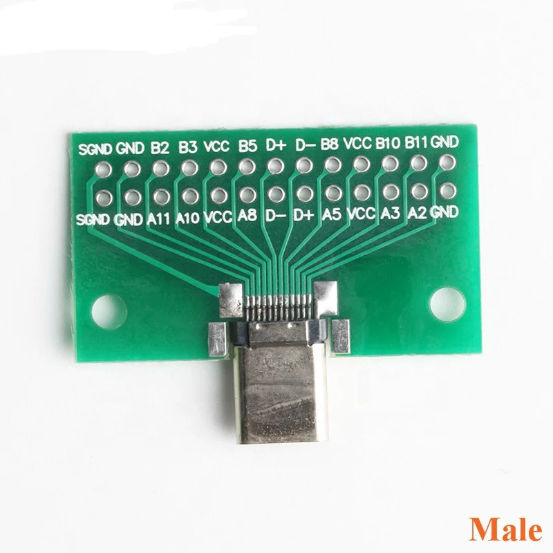 Carte de circuit imprimé de connecteur de type C d'adaptateur de prise  électronique de consommation subside 3.1 pièces de rechange USB CMS - Chine  Connecteur et connecteur de chargeur USB prix
