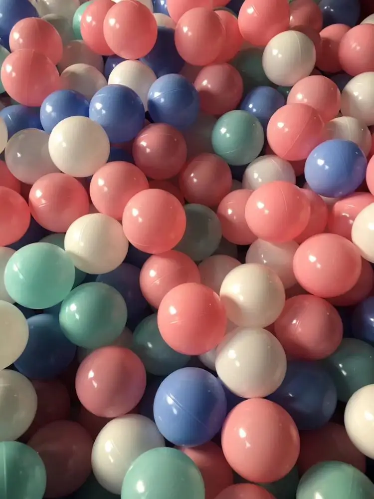 
Цветной экологически чистый комнатный мягкий мяч, пластиковый Океанский мяч 