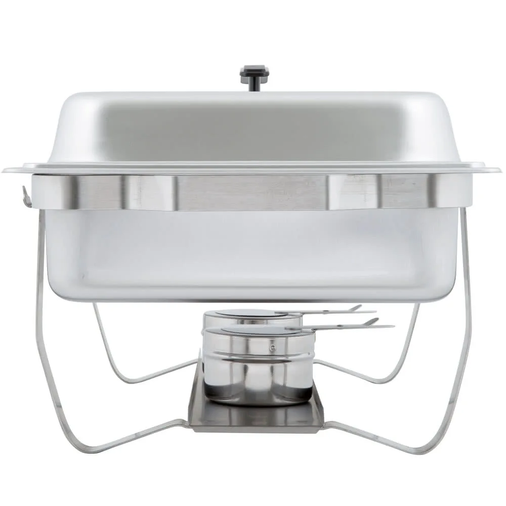 Economy 8 Qt Chafing Dish Full Size Buffet Food Warmer Set Stainless Steel Chaffing Dish for Restaurant Catering