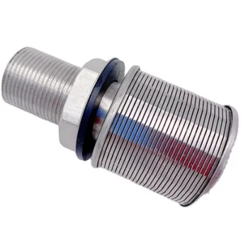 Customized Johnson V Wire Filter Nozzle / Wedge Wire Strainer Nozzle