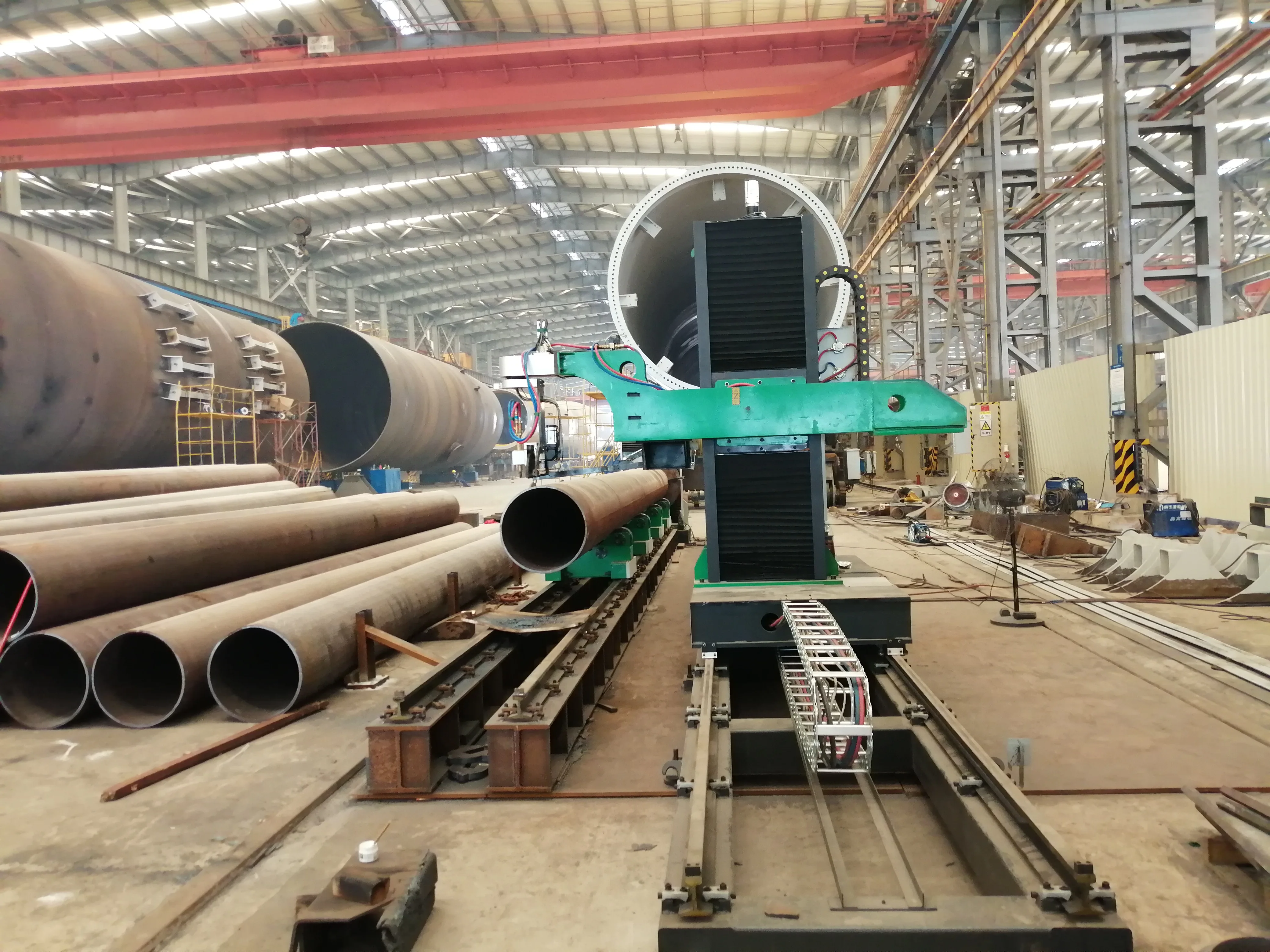 Auto Large Diameter Pipe Cutting Machine Stainless Steel Pipe CNC Plasma Pipe Cutting Machine