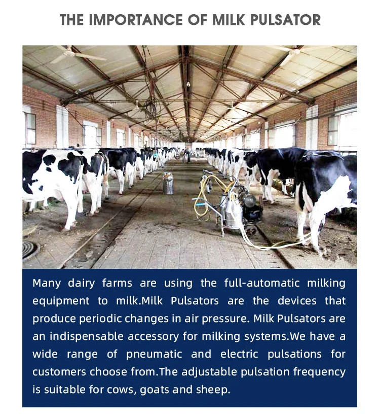 L80 Pnewmatic Pulsator Adjustable for Cow Goat Milker Milking Machine Dairy Farm