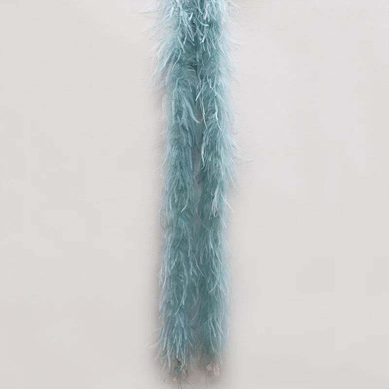 4ply Ostrich Feather Fabric Feather Boa Chandelle Boa For Collar 1