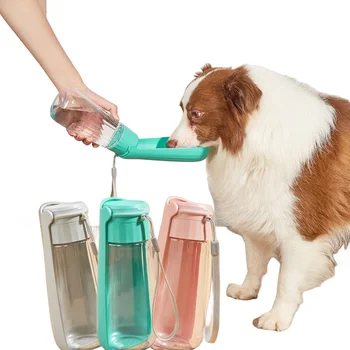 New pet water cup large capacity of large dog drinking bottle outdoor portable folding dog water cup