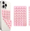 Pink 40 Double sided suction cup 100*64MM