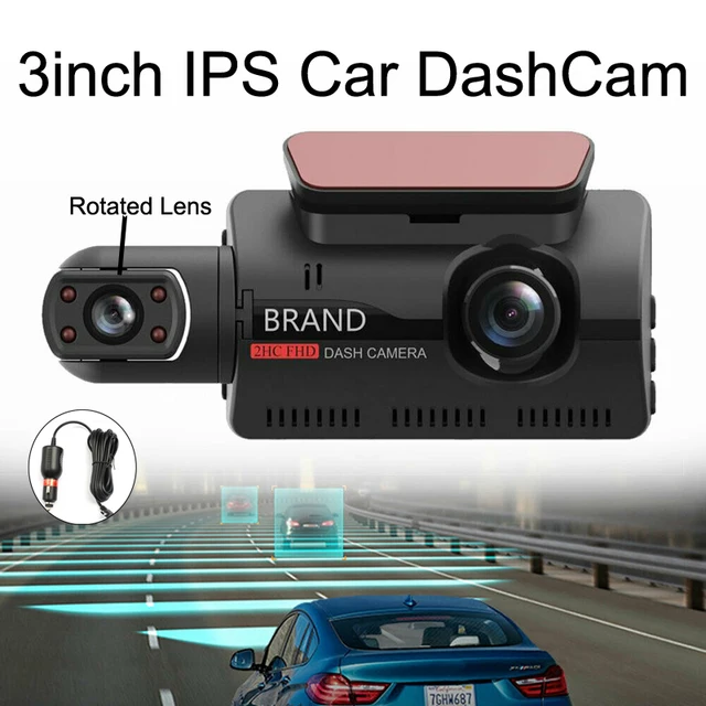A68 3 inch 110 Degrees Car DVR 1080P HD Parking Monitoring Loop Recording Dash  Cam Front Rear Dual Camera Driving Recorder Wholesale