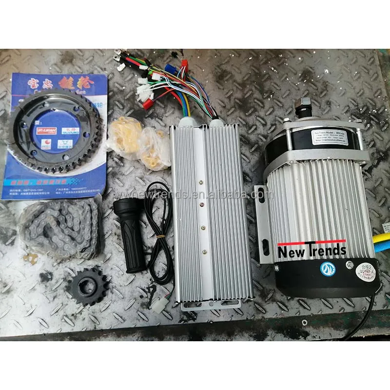 Mophorn Kit moteur CC sans balais 1800 W - Moteur haute vitesse 48 V 4 500 tr/min avec