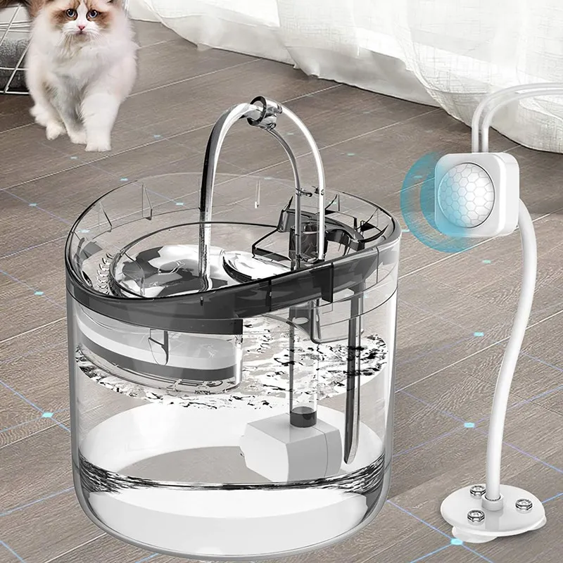 Интеллектуальный датчик движения внешний инфракрасный Радар для автоматического водяного фонтана домашних животных