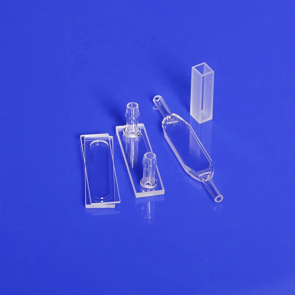 Clear Uv Quartz Cuvette Quartz Flow Cell Cuvette Price For Visible
