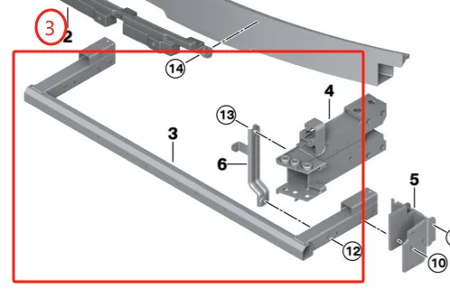 For Rolls Royce Cullinan Front Bumper Support Bracket Aluminum Alloy 51117413214 car accessories parts manufacture