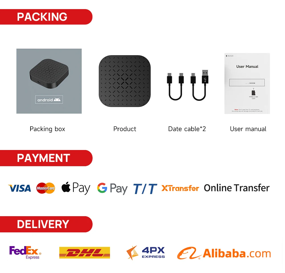 LAMTTO RC23 3-in-1 Magic Video Box – Wireless CarPlay AI Box & Android Auto Adapter – Netflix, YouTube