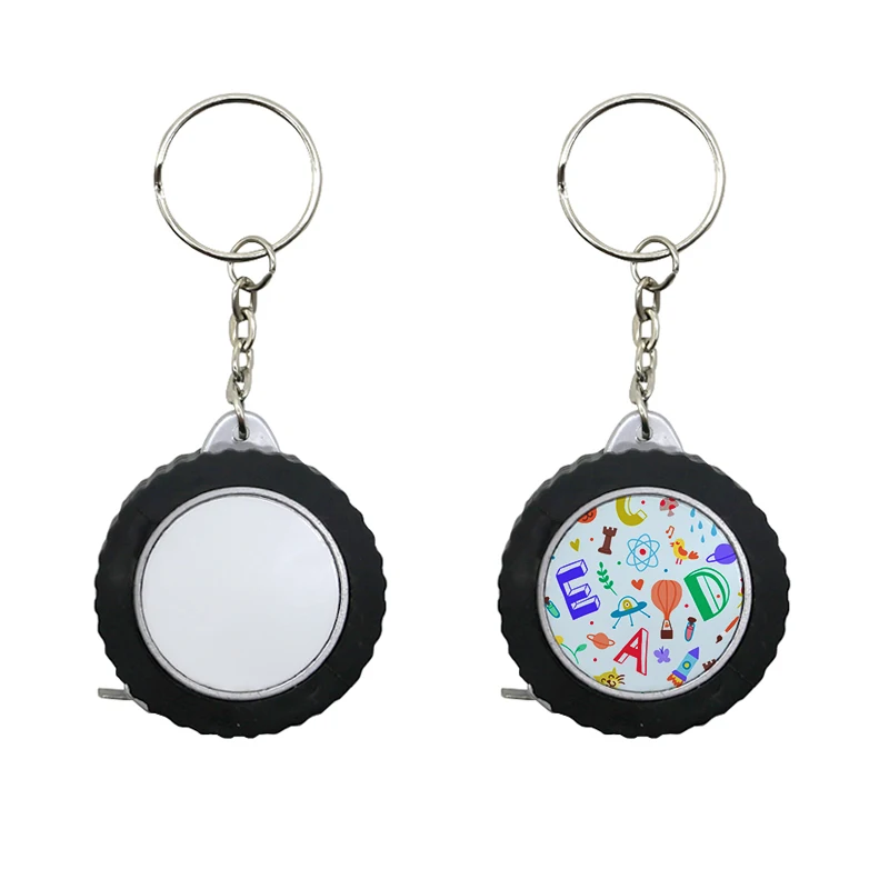 Sublimation Blank Tape Measure Keychain