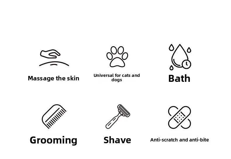 New Pure Silicone Pet Hair Removal Gloves Thickened Hair Remover Easy to Clean Cat Dog Grooming Tool for Pet Cleaning & Bathing supplier