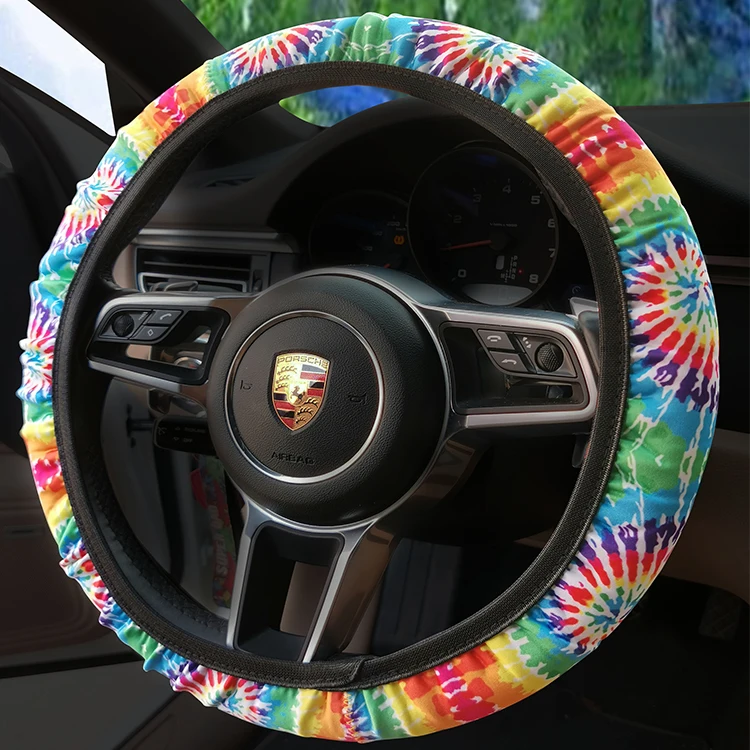 Free Sample RTS OEM Neoprene Steering Wheel Cover, Neoprene Wheel Cover,Neoprene Car Steering Wheel Cover