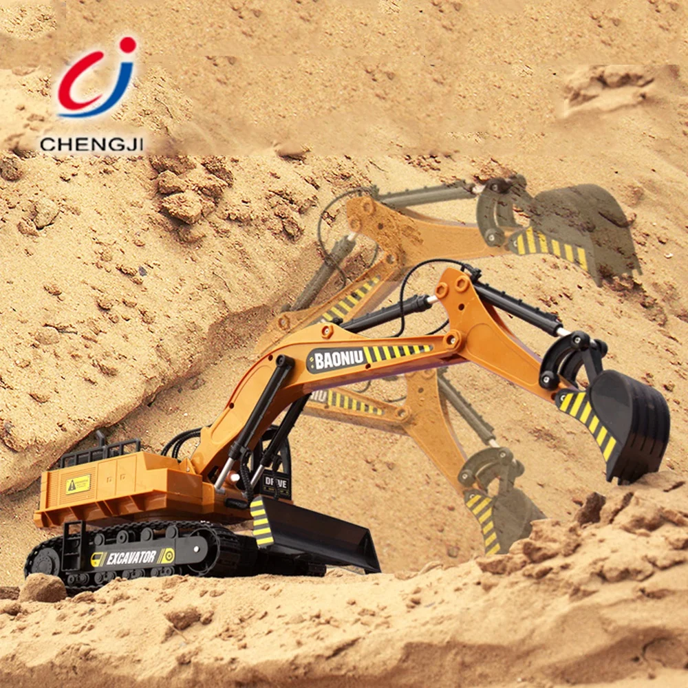 8-канальный сетевой видеорегистратор грузовик mainan экскаватор пульт дистанционного управления rc Металлический Литой дистанционное управление игрушка