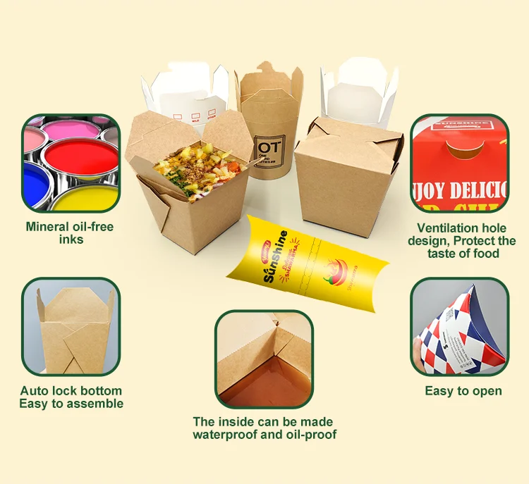 Custom Disposable Burrito Wrap Paper Food Shawarma Packaging Box