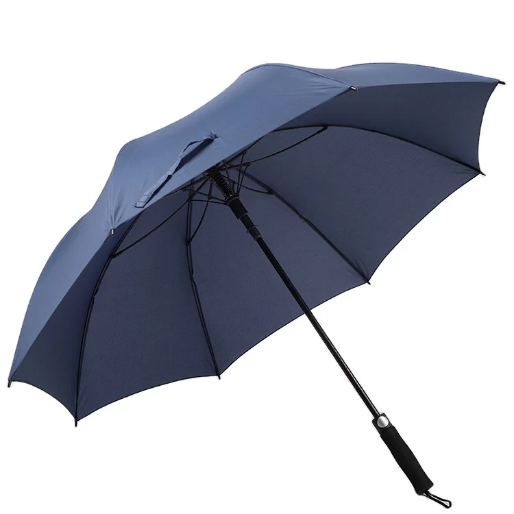 Оптовая продажа, рекламный подарок, ветрозащитный большой сильный зонт для гольфа для рекламной печати логотипа на заказ