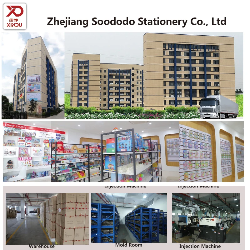 Saudodo Снова в школу мини-цирковая труппа Забавный Клоун Настольный ластик для студентов