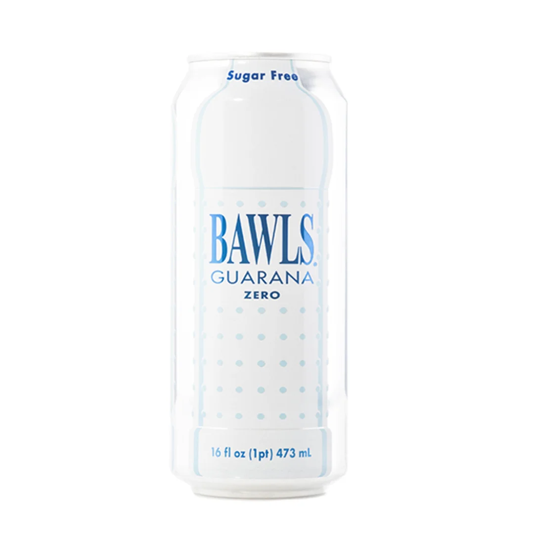 Bawls Zero Sugar With Guarana Caffeinated Soda Energy Drink 16 Oz Can