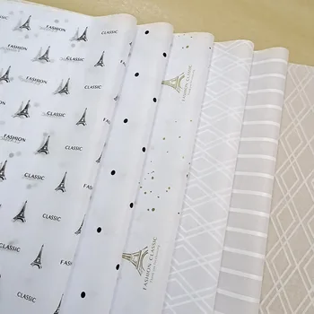 TOP end design white tissue paper wrapping for shoes flower custom wrapping tissue paper with logo soft tissue paper