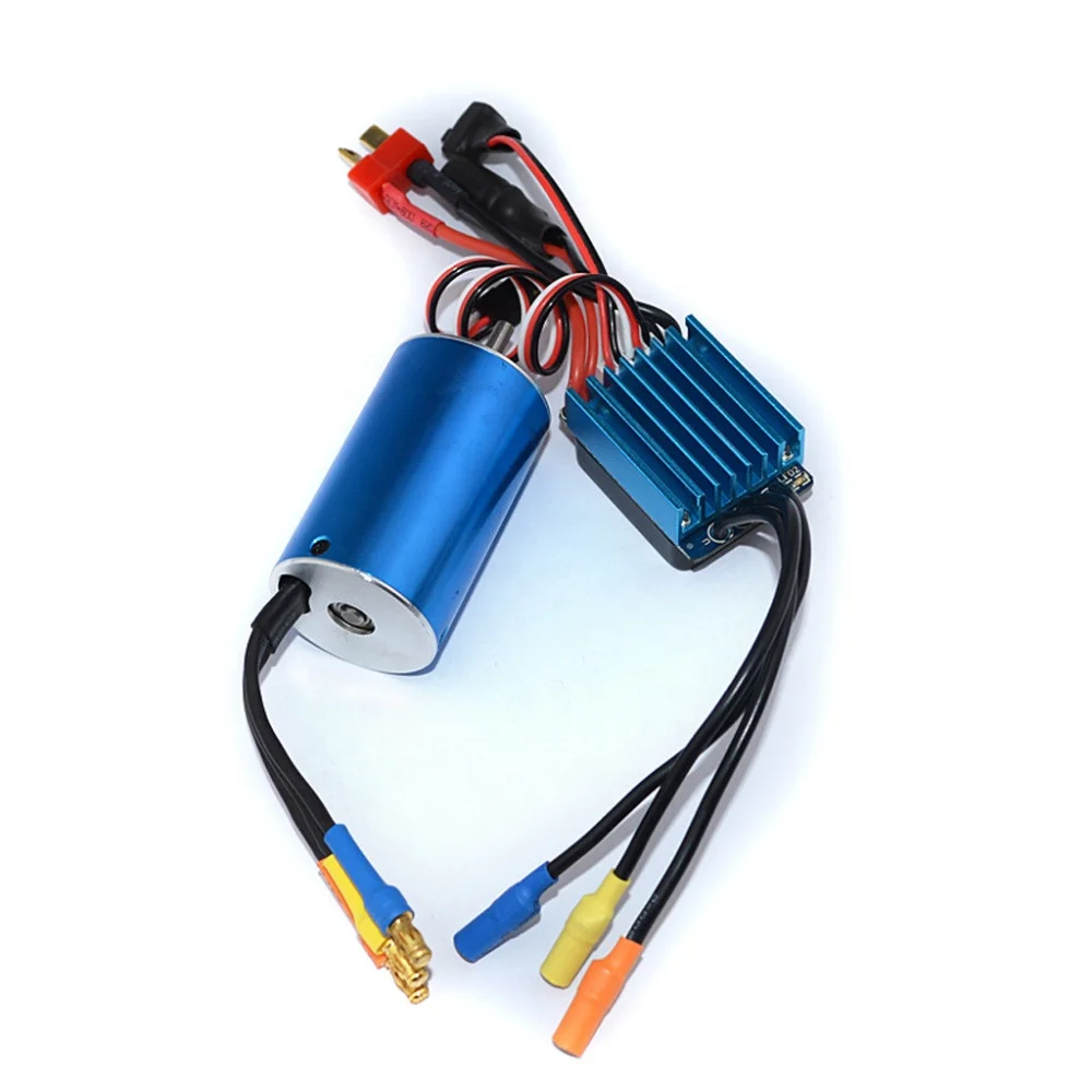 DollaTek RC 3650 3900KV 4Poles Moteur sans balais sans capteur sans fente pour 1/10 Racing Car Accessoire ESC sans balais DollaTek RC 3650 3900KV 4Poles Moteur sans balais sans capteur sans fente pour 1/10 Racing Car Accessoire ESC sans balais